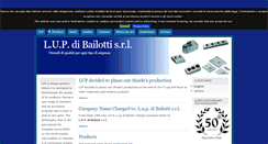 Desktop Screenshot of lupdibailotti.it